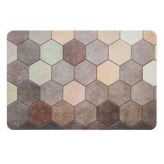 Moisture-absorbing mat Sticker wall hexagons 38*58CM*3MM (D) SW-00001571