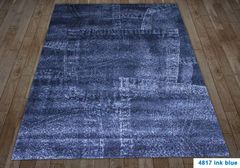 Килим Ворсистий килим Wellness 4817 ink blue