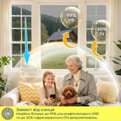 Зеркальная солнцезащитная пленка для окон Sticker wall Бронза 600х3000х0,08 мм SW-00002721