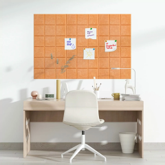Звукоизоляционная панель Sticker wall 300х300х9мм Мандарин SW-00002702