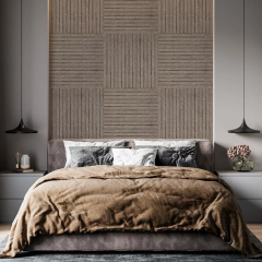 Звукоизоляционная панель Sticker wall 600х600х9мм Коричневая SW-00002706