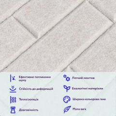 Звукоизоляционная панель Sticker wall 600х600х9мм Серая SW-00002703