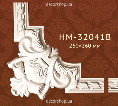 Кутовий елемент для молдингів Classic Home HM-32041B
