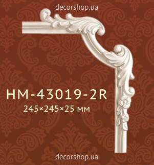 Угловой элемент для молдингов Classic Home HM-43019-2 L/R