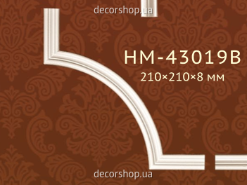 Кутовий елемент для молдингів Classic Home HM-43019B