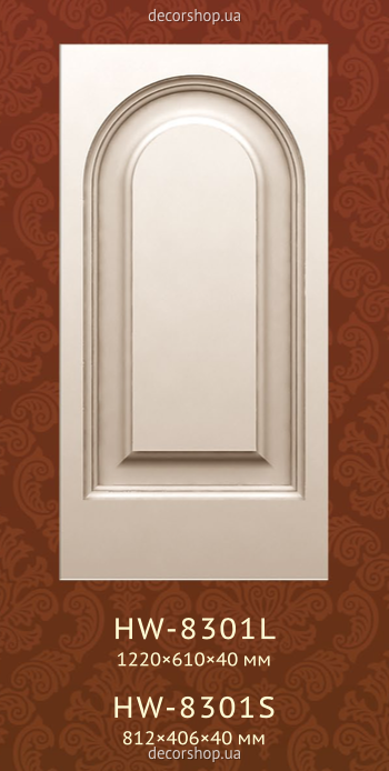 Дверне обрамлення Стінова панель Classic Home HW-8301S