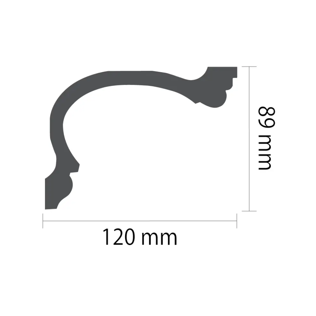 Гладкий карниз Gaudi Decor C 966 (2.00м)