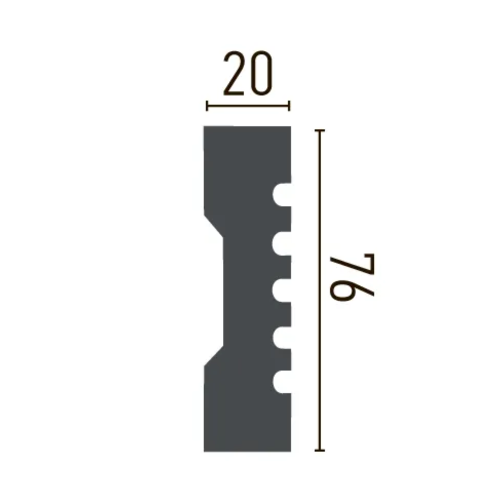 Molding Gaudi Decor CR 3079 (2.44m) Flexi
