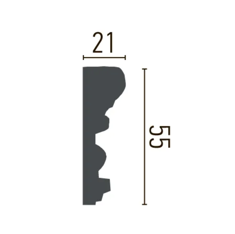 Молдинг Gaudi Decor CR 405 (2.44м) Flexi