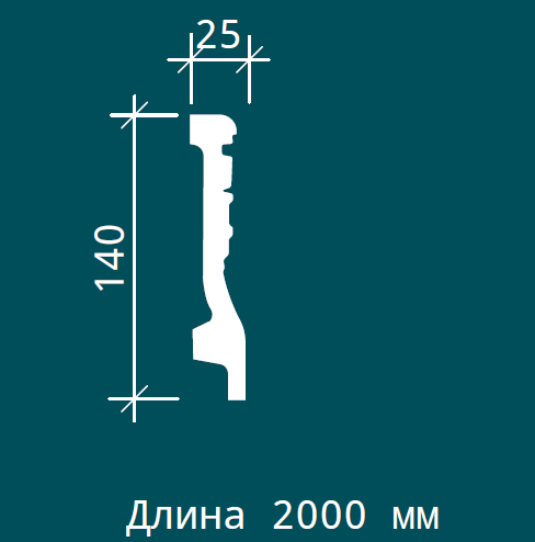 Плитнус гибкий Европласт 1.53.501