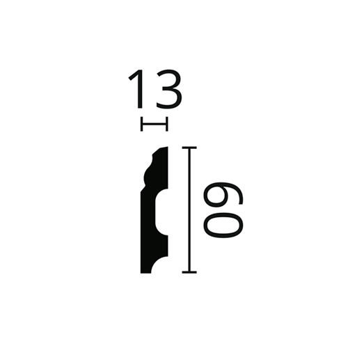 Плінтус із композитного полімеру NMC FB 1F