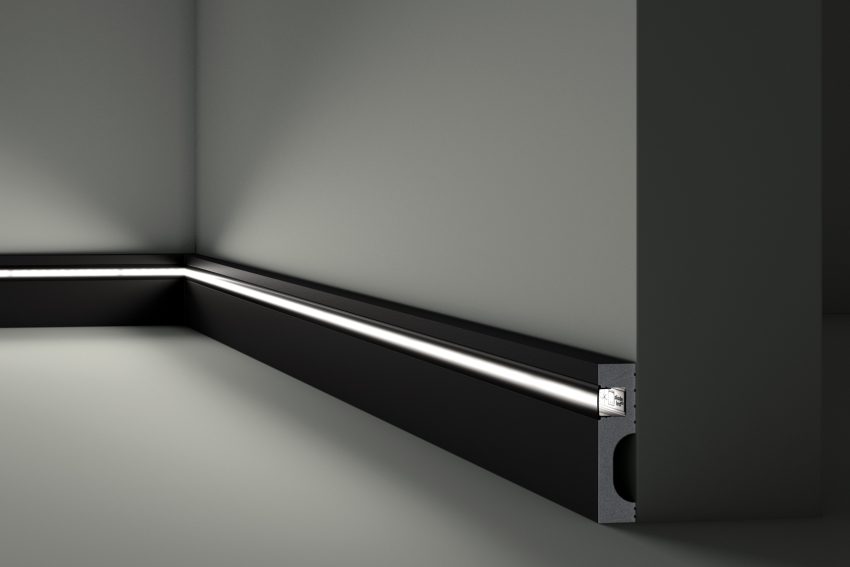 Плинтус из композитного полимера NMC Il 11 Black