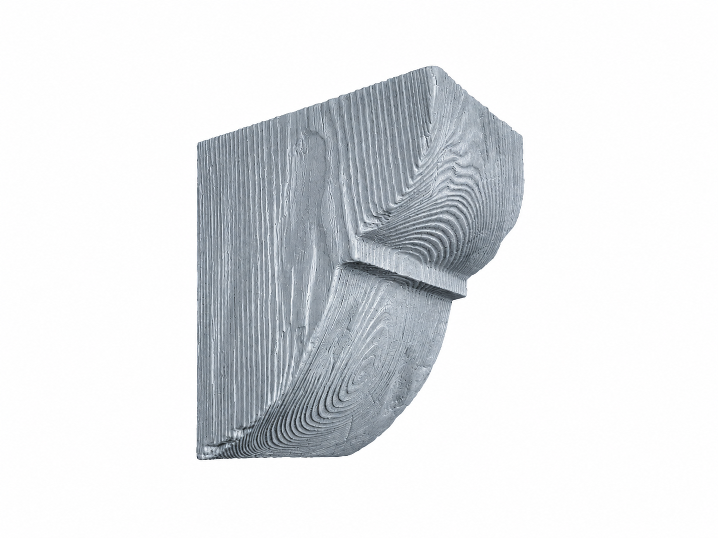 Консоль балки Decowood Рустик EQ 015 classic серая 19х17