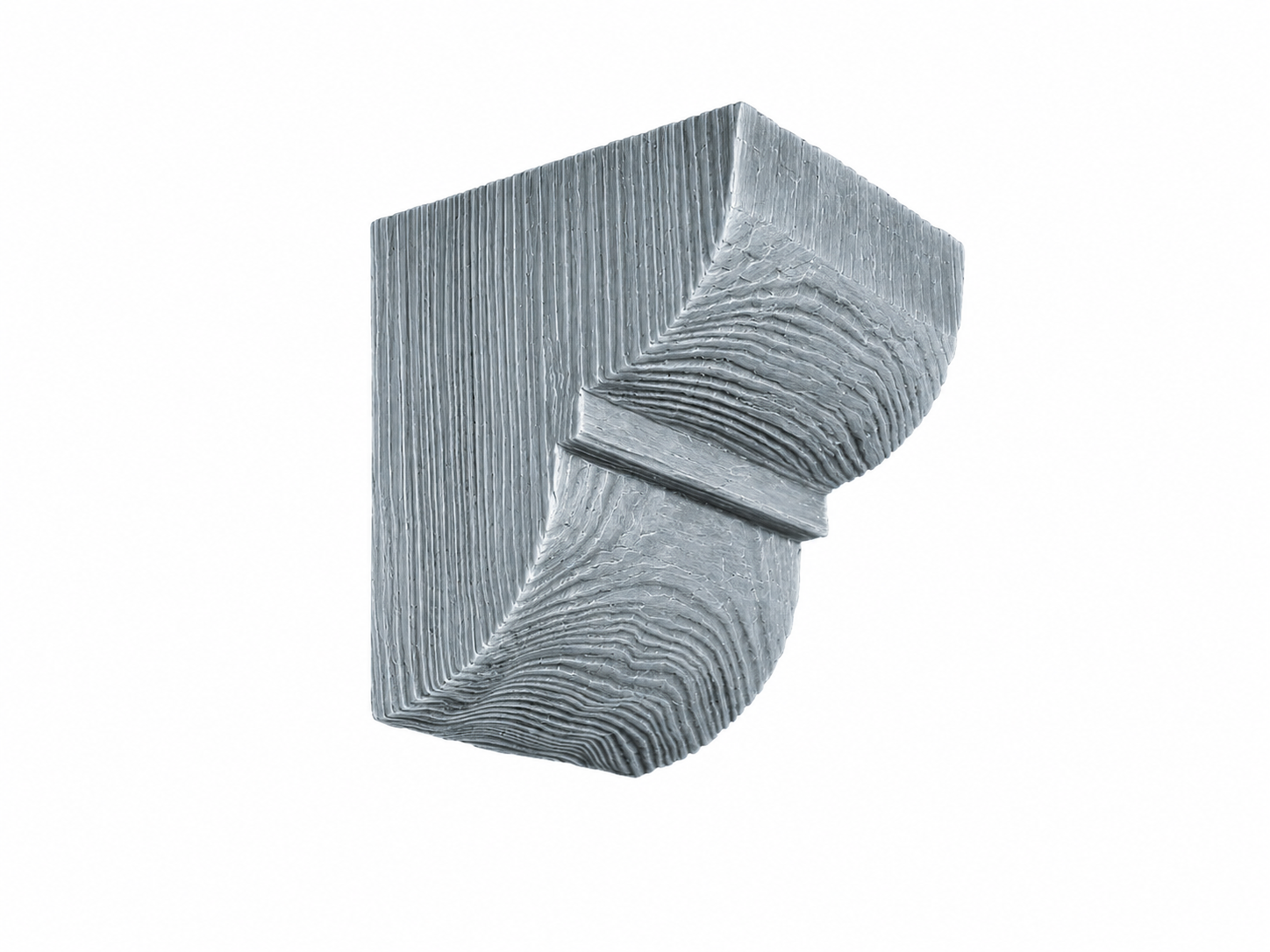 Консоль балки Decowood Рустик EQ 016 classic серая 12х12