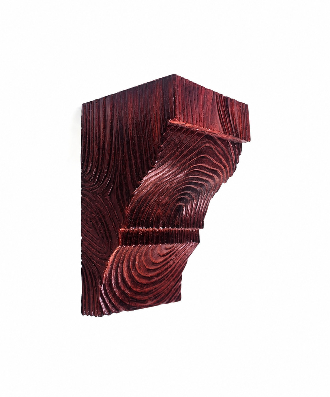 Консоль балки Decowood Рустик EQ 036 classic красная 12х12