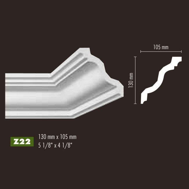 Гладкий карниз NMC Z 22